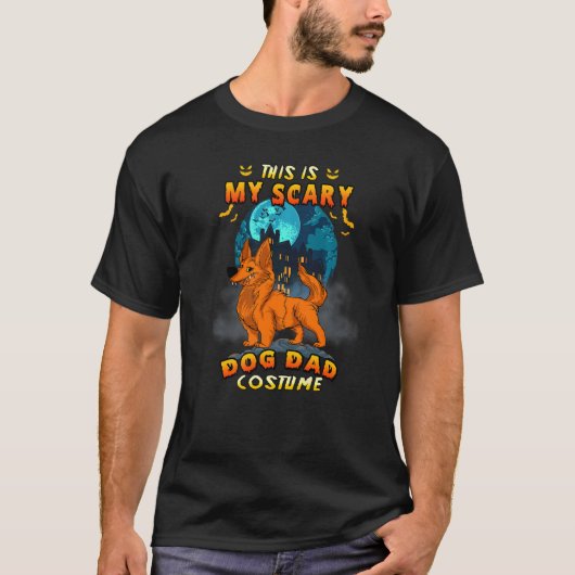 Das ist mein Beängstigender Vater Corgi Costume Ha T-Shirt (Vorderseite)