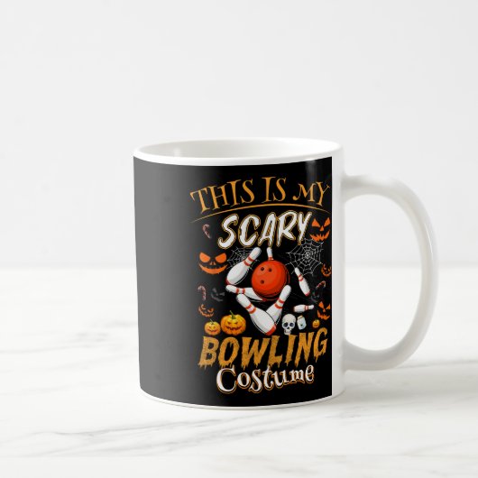 Das ist mein Beängstigendes Bowling-Kostüm Hallowe Kaffeetasse (Rechts)