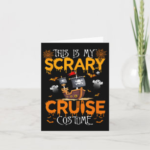 Das ist mein Beängstigendes Cruise Costume Hallowe Karte