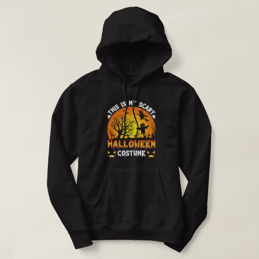 das ist mein beängstigendes Halloween-Kostüm Hoodie (Design vorne)