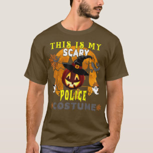 Das ist mein Beängstigendes, lustiges Polizeikostü T-Shirt