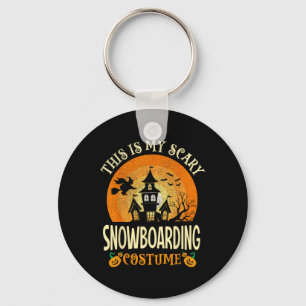 Das ist mein Beängstigendes Snowboardkostüm Hallow Schlüsselanhänger
