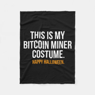 Das ist mein Bergmann-Kostüm Lustiger Halloween Fleecedecke