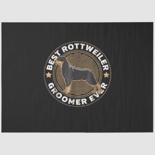 Das ist mein bester Rotweiler Seidenpapier (Vorderseite)