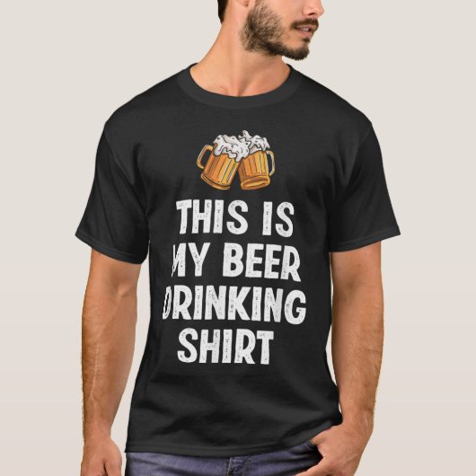 Das ist mein Bier Drink Funny Beer Lover T-Shirt (Vorderseite)