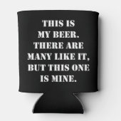 Das ist mein Biermotto Dosenkühler (Rückseite)