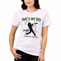Das ist mein Boy Baseball Mama T - Shirt, Tball Ma