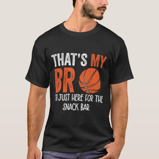 Das ist mein Bro, ich bin nur hier für Snack Broth T-Shirt (Vorderseite)