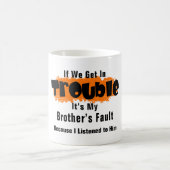 Das ist mein Brother Fault Funny Sprichwort Kaffeetasse (Mittel)