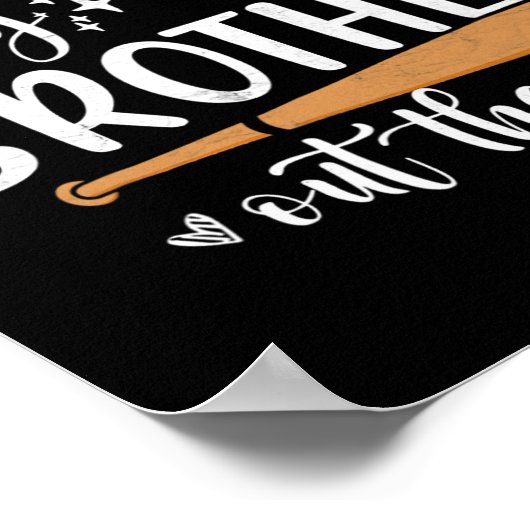 Das ist mein Bruder da draußen BaseballSchwester 1 Poster (Ecke)