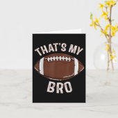 Das ist mein Bruder Football-Schwester Familien-Sp Karte (Gelbe Blume)