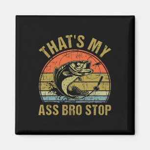 Das ist mein Bruder Stop - Lustiges Vintage-Angeln Magnet