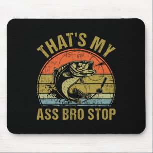 Das ist mein Bruder Stop - Lustiges Vintage-Angeln Mousepad