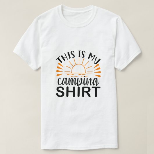 Das ist mein Camping Shirt (Design vorne)