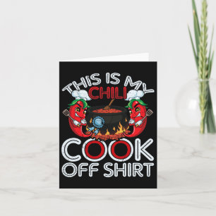 Das ist mein Chili, der Shirt vom mexikanischen Fo Karte