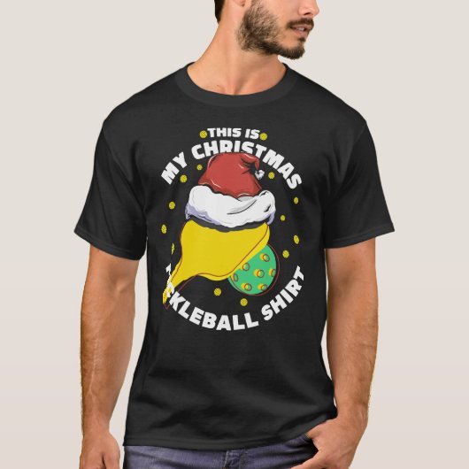 DAS IST MEIN CHRISTMAS PICKLEBALL SHIRT (Vorderseite)