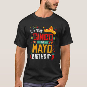 Das ist mein Cinco De Mayo Geburtstags-Funny-Party T-Shirt