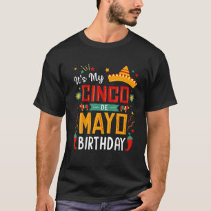 Das ist mein Cinco De Mayo Geburtstags-Funny-Party T-Shirt