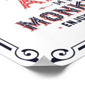 Das ist mein Circus, das sind meine Affen Art Prin Poster (Ecke)