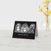 Das ist mein CIRCUS, und das sind meine MONKEYS Karte (Gelbe Blume)