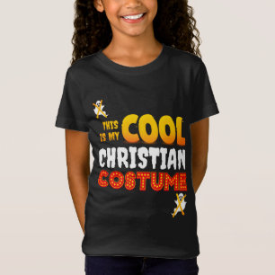 Das ist mein COOL CHRISTLICHES KOSTÜM Halloween Ki T-Shirt