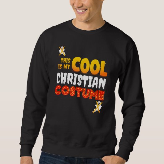 Das ist mein COOLES CHRISTLICHES KOSTENHalloween Sweatshirt (Vorderseite)