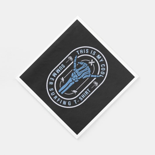 Das ist mein Cooles Sommersurfen Serviette (Ecke)