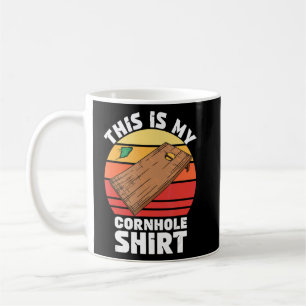 Das ist mein Cornhole Sunset Game Board Beag Bag t Kaffeetasse