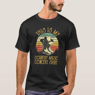 Das ist mein Country Music Concerto Southern Weste T-Shirt