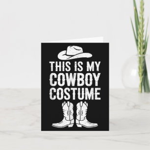 Das ist mein Cowboy Kostüm Shirt Western Erwachsen Karte
