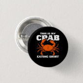 Das ist mein Crab, der Shirt-Design von Sea Food A Button (Vorne & Hinten)