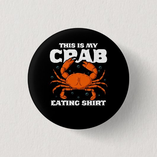 Das ist mein Crab, der Shirt-Design von Sea Food A Button (Vorderseite)