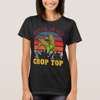 Das ist mein Crop Top Corn Retro Sunset Bauer Farm