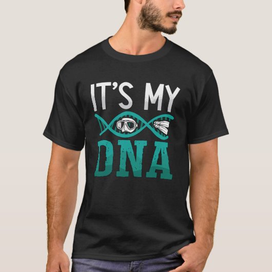 Das ist mein DNA-Spearfish Freediving Dive Freediv T-Shirt (Vorderseite)