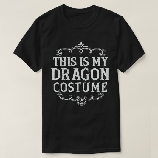 Das ist mein Drachenkostüm Funny Lazween T-Shirt (Design vorne)