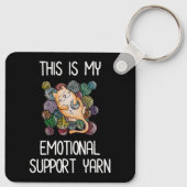 Das ist mein emotionales Unterstützungsgarn Schlüsselanhänger (Rückseite)