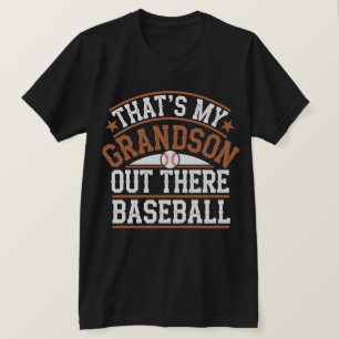 Das ist mein Enkel beim Baseball Oma Muttertag D T-Shirt