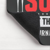Das ist mein Enkel da draußen Baseball Mousepad (Ecke)