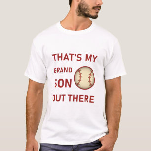 Das ist mein Enkel da draußen Baseball T-Shirt