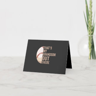 Das ist mein Enkel da draußen Funny Baseball Lover Einladung