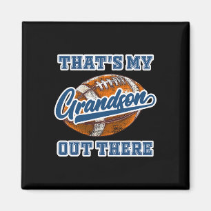 Das ist mein Enkel da draußen Fußball-Cheer Grandm Magnet