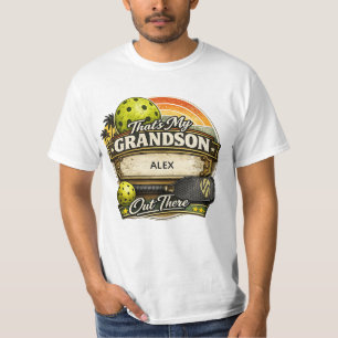 Das ist mein Enkel da draußen Pickleball-Geschenk T-Shirt