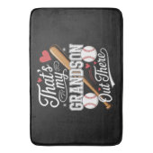 Das ist mein Enkel dort Baseball Badematte (Vorderseite Vertikal)
