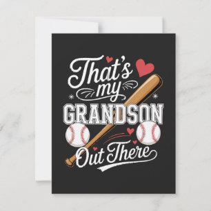 Das ist mein Enkel dort Baseball Karte