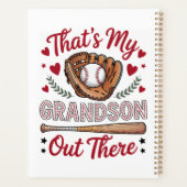 Das ist mein Enkel dort Baseball-Oma Planer (Rückseite)