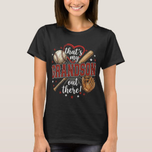 Das ist mein Enkel dort Baseball-Oma T-Shirt