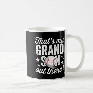 Das ist mein Enkel dort Baseball-Oma T-Shirt Kaffeetasse