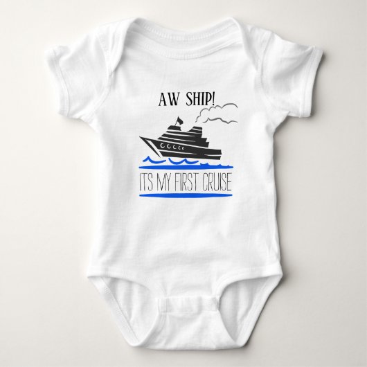Das ist mein erster Cruise Baby Säugling Baby Strampler (Vorderseite)