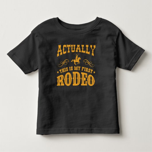 Das ist mein erstes Rodeo Kleinkind T-shirt (Vorderseite)