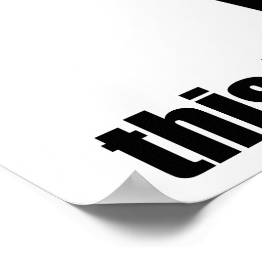 Das ist mein Extravagantes Hat Llama Poster (Ecke)